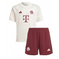 Bayern Munich Alphonso Davies #19 Tretí Detský futbalový dres 2023-24 Krátky Rukáv (+ trenírky)